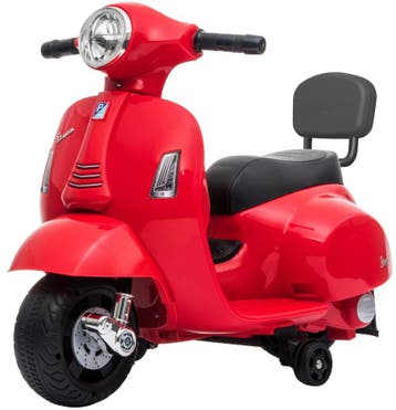 Eco Toys Rood 1,5-3 jaar Elektrische Vespa Scooter, Verzenden, Nieuw, Loopvoertuig