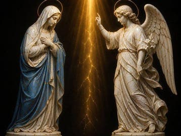 Yamila - La Santísima Virgen y el Arcángel Gabriel