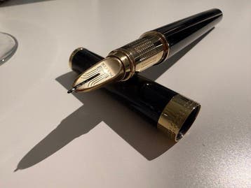 Parker - Parker Ingenuity Anthracite Black & Gold Fountain, Nieuw