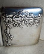 Sigarettendoos - .800 zilver - Massief zilver Art Nouveau, Antiek en Kunst