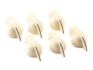 Fender Chicken Head Versterker knoppen cream (6 stuks), Verzenden, Nieuw