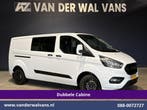 Ford Transit Custom | 2.0 TDCI 131pk L2H1 Dubbele Cabine, Gebruikt, Euro 6, Wit, Dealer onderhouden