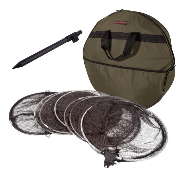 Ultimate Round Keepnet Set 2m, Watersport en Boten, Hengelsport | Algemeen, Nieuw, Verzenden