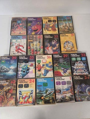 Philips - Videopac - 18x Boxed Videopac Games Philips, Nieuw