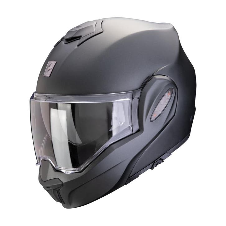 Scorpion EXO-TECH EVO PRO Solid - Mat Zwart, Motoren, Kleding | Motorhelmen, S, Verzenden