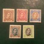IJsland 1931/1934 - Vijf keyvalues van de Christian X reeks, Gestempeld