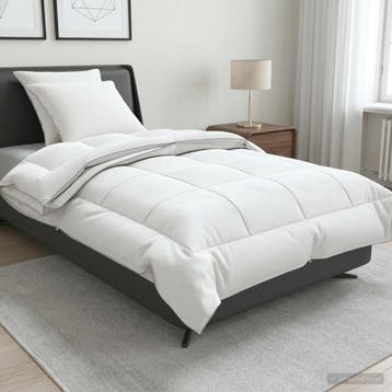 vidaXL Dekbed en Kussen Set 3 st 140x220 cm 4 seizoenen, Verzenden, Nieuw, Wit