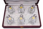 Peper- en zoutstel (6) - Zilver, Kristal