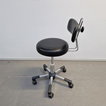 Greiner medische werkstoel - zwarte skai, Ophalen of Verzenden, Nieuw
