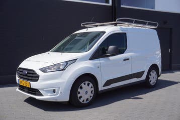 Ford Transit Connect 1.5 EcoBlue EURO 6, Stof, Gebruikt, Wit, Dealer onderhouden