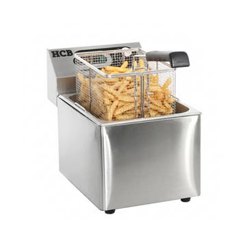 HCB Friteuse - 9 liter - 230V - RVS, Verzenden, Nieuw in verpakking