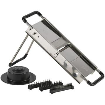 Mandoline | De CHEF | RVS | Schijfjes (2-10mm), Juliënne, Verzenden, Nieuw in verpakking