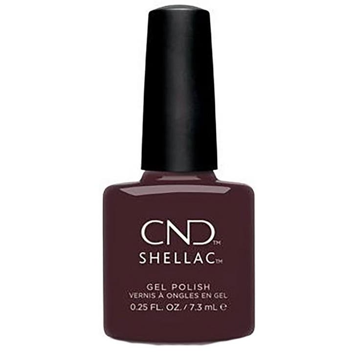 CND  Colour  Shellac  Gellak  Black Cherry  7,3 ml, Sieraden, Tassen en Uiterlijk, Uiterlijk | Haarverzorging, Nieuw, Verzenden