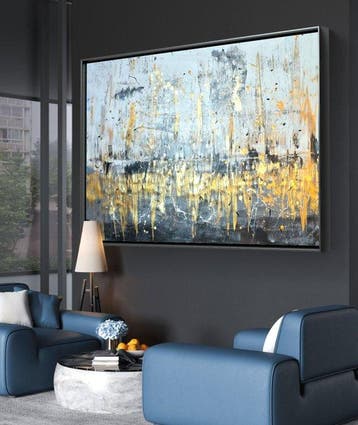 Irena Lenartowicz - Composition with Gold - XXL