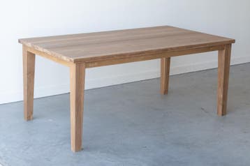Eettafel eikenhout 180 x 100cm, Huis en Inrichting, Landelijk , Eikenhout, Nieuw, Vijf personen of meer