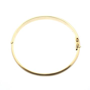 Massief gouden slavenarmband., Ophalen of Verzenden, Gebruikt, Goud, Goud