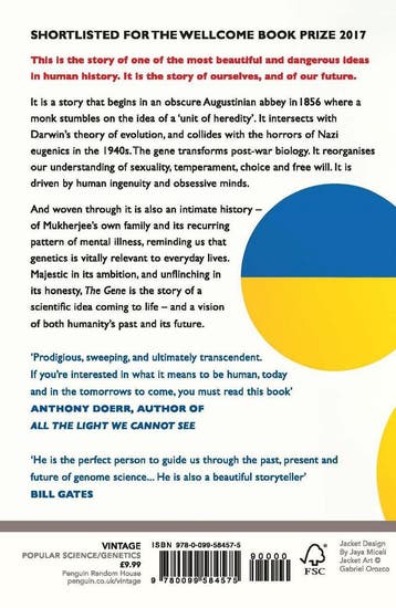 The Gene 9780099584575 Siddhartha Mukherjee, Boeken, Verzenden, Gelezen, Siddhartha Mukherjee