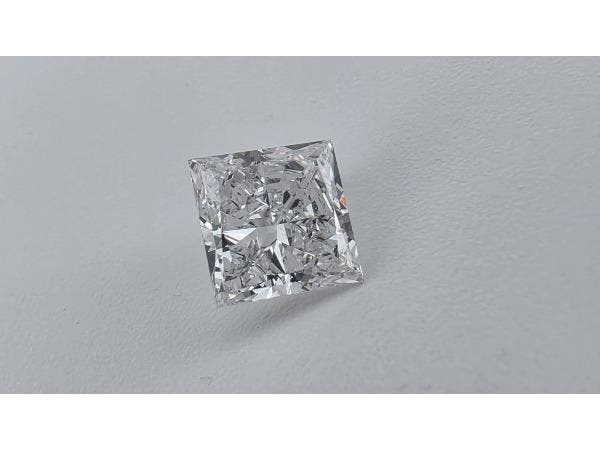 Veiling - Diamant princess 1.50 crt ( IGI gecertificeerd ), Sieraden, Tassen en Uiterlijk, Edelstenen