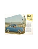 1953 FIAT 1100 TV LEAFLET FRANS, Nieuw, Author