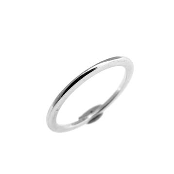 Witgouden aanschuifring, Sieraden, Tassen en Uiterlijk, Ringen, Gebruikt, Ophalen of Verzenden, Kleiner dan 17, Dame