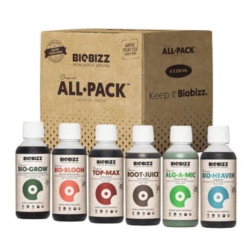 Biobizz All-Pack Indoor (6x250 ml), Ophalen of Verzenden, Nieuw