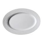 GGM Gastro | (6 stuks) SEA WAVE - bord - ovaal - porselein -, Verzenden, Nieuw, Effen, Bord(en)