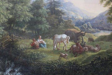 Isaac Uittenborgaard(1767-1831) - Scène bucolique avec