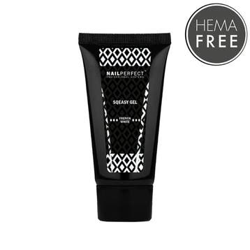 Nail Perfect   Sqeasy Gel  French White  60gr, Verzenden, Nieuw