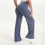 Dames Yoga Broek – Straight Leg Mid-Waist Comfort Fit, Sport en Fitness, Yoga en Pilates, Verzenden, Nieuw