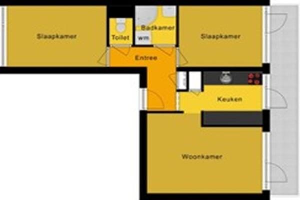 Appartement Hisveltplein in Arnhem, Huizen en Kamers, Huizen te huur, Via bemiddelaar, Gelderland, Appartement