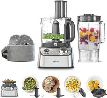 Foodprocessor Zilver | 54% Korting | Nieuwstaat, Gebruikt, 2 snelheden, 3 tot 4 liter, Ophalen of Verzenden