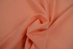 15 meter chiffon stof - Zalmroze, 120 cm of meer, Ophalen of Verzenden, Roze, Polyester