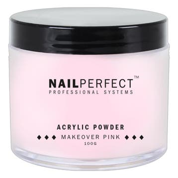 Nail Perfect  Makeover Acrylic Powder  Pink  100 gr, Verzenden, Nieuw