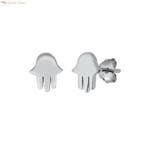 Zilveren kleine jellyfish of kwal oorbellen, Verzenden, Nieuw, Zilver