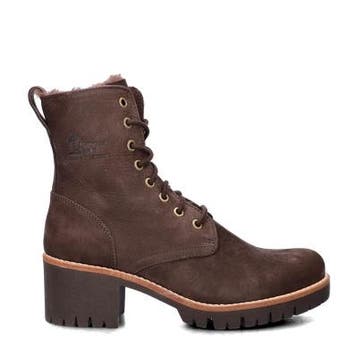 Panama Jack Padma veterboots voor dames in het Bruin, Bruin, Verzenden, Lage of Enkellaarzen, Nieuw