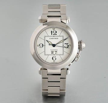 Cartier - Pasha Big Date Automatic - W31055M7 - Unisex -, Nieuw