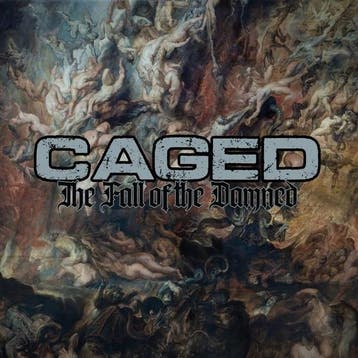 lp nieuw - caged - THE FALL OF THE DAMNED (BABY BLUE MARB..., Verzenden, Zo goed als nieuw, Overige formaten