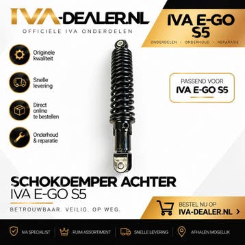 Schokdemper achter IVA E-GO S5 | IVA-Dealer.nl, Verzenden, Nieuw, Frame, Overige merken