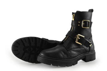 Braqeez Biker boots Meisjes in maat 33 Zwart, Verzenden, Jongen of Meisje, Schoenen, Zo goed als nieuw