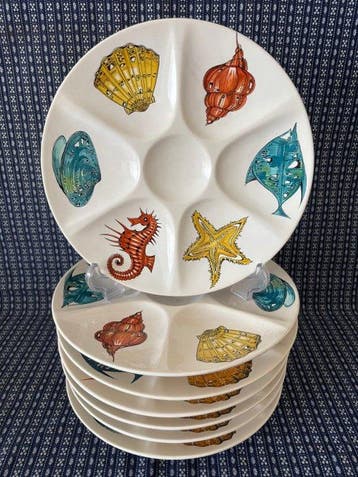 Villeroy & Boch - Oesterservies (7) - Aardewerk / Faience -