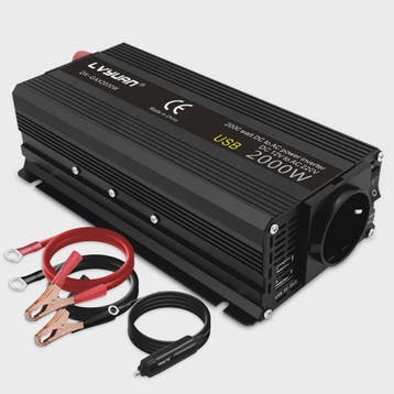 2000W Power Inverter 12V DC naar 230V AC met EU-stopcontact, Verzenden, Nieuw