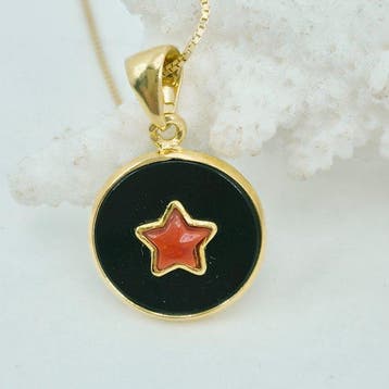Koraal - Zilver, Verguld, Zonder reservering - Ketting met