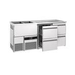GGM Gastro | Flessenkoeler PREMIUM - 1950x700mm - 4 laden &, Verzenden, Nieuw in verpakking