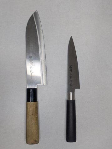 Keukenmes - Staal, Hout - Japan - Traditioneel Wa-deba mes,
