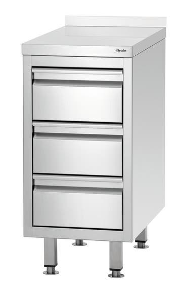 Bartscher Ladenkast 700S3A | 3 Lades | GN 1/1 | RVS | 400x70, Ophalen of Verzenden, Nieuw in verpakking