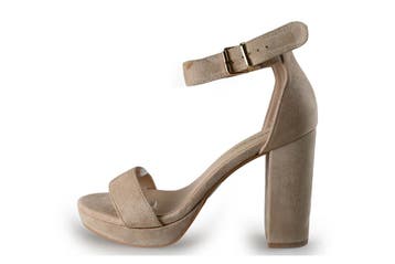 Ann Rocks Sleehakken in maat 39 Beige, Ann Rocks, Verzenden, Beige, Zo goed als nieuw