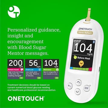 2dekans | OneTouch Verio Reflect Blood Glucose Meter - Blood, Ophalen of Verzenden, Zo goed als nieuw