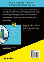 Microsoft Excel 2016 voor Dummies / Voor Dummies Greg Harvey, Boeken, Verzenden, Gelezen, Greg Harvey