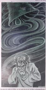 Spotprent over de luidende klokken voor Hitlers verkiezi..., Verzenden