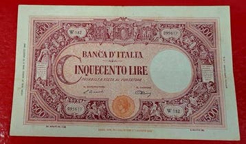 Italië. - 500 Lire - 21/03/1946 - Pick 70k (Zonder